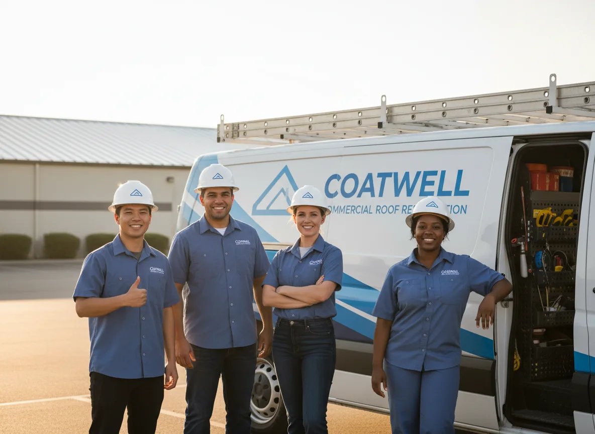 Commercial roof coating company in Hume, MO